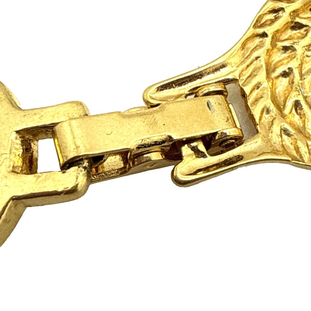 Vintage Avon Ships and Rope Twist Link Bracelet Gold Tone Nautical 8.5” 1994 - Picture 6 of 8